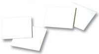 folia Cartes memory uni, 60 x 60 mm, blanc