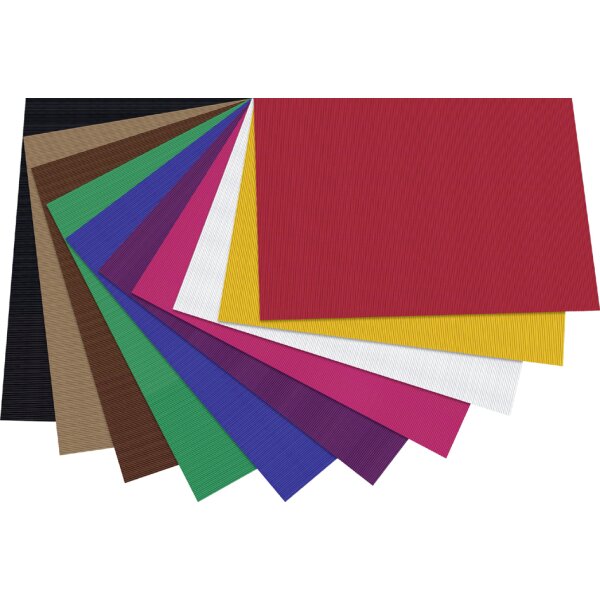 folia Bastelwellkarton, (B)500 x (H)700 mm, gr&uuml;n