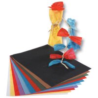 folia Soie de paille, (L)470 x (H)640 mm, bleu royal