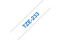 PTOUCH Band, laminiert blau weiss TZe-233 PT-1280VP 12 mm