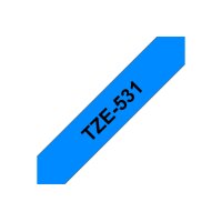 PTOUCH Ruban, laminé noir/bleu TZe-531 PT-1280VP...