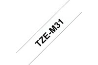 PTOUCH Band, lam. schwarz klar-matt TZe-M31 PT-300 12 mm