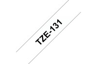 PTOUCH Band, laminiert schwarz klar TZe-131 PT-1280VP 12 mm