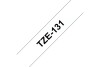 PTOUCH Band, laminiert schwarz klar TZe-131 PT-1280VP 12 mm