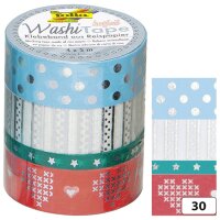 folia Rubans autocollants Noël Washi-Tape HOTFOIL...