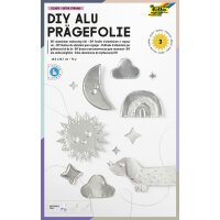 folia Prägefolienmappe, 185 x 290 mm, 3 Blatt, gold