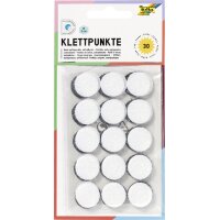 folia Pastilles auto-agripantes, rondes, 20 mm, noir / blanc