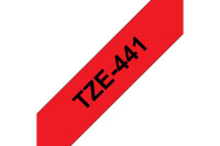 PTOUCH Band, laminiert schwarz rot TZe-441 PT-2450DX 18 mm