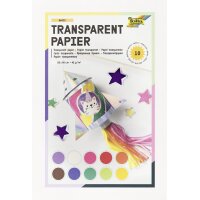 folia Transparentpapier, 140 x 200 mm, 10 Blatt im Umschlag