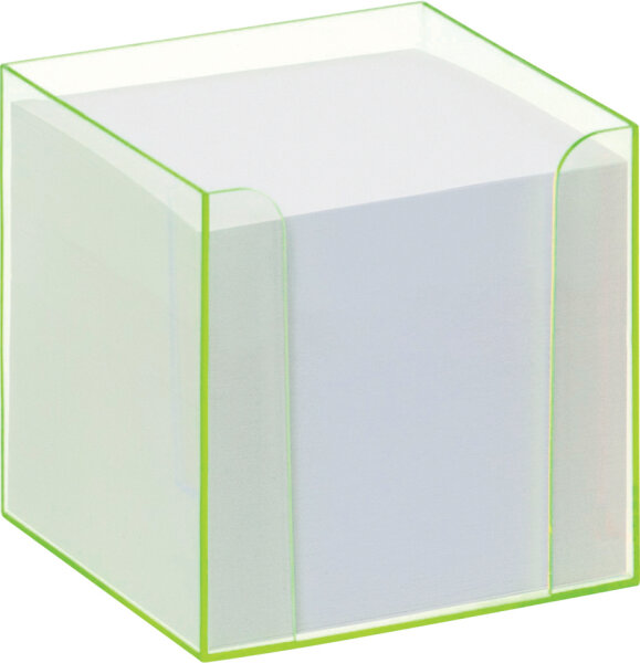 folia Bloc cube avec boîtier Luxbox vert, équipé