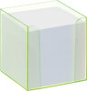 folia Bloc cube avec boîtier Luxbox vert, équipé
