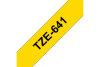 PTOUCH Band, laminiert schwarz gelb TZe-641 PT-2450DX 18 mm