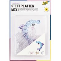 folia Bügelperlen Stiftplatten TIERWELT, sortiert