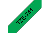 PTOUCH Ruban, laminé noir/vert TZe-741 PT-2450DX...