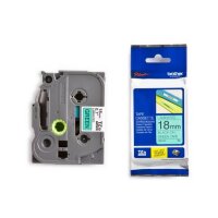 PTOUCH Band, laminiert schwarz/grün TZe-741...