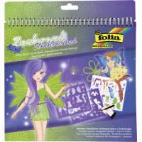 folia Schablonenbuch "Zauberwelt", gross