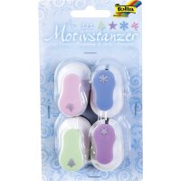 folia Mini-Motivstanzer Set "Weihnachtsmotive",...