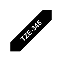 PTOUCH Ruban, laminé blanc/noir TZe-345 PT-2450DX...