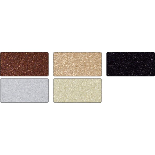 folia Glitterkarton "Ice", 240 x 340 mm, 300 g qm