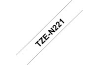 PTOUCH Band,nicht lam. schwarz weiss TZe-N221 PT-300 9 mm