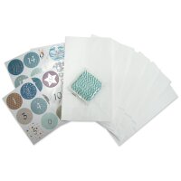 folia Adventskalender "Papiertüten natur", braun