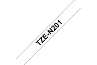 PTOUCH Band,nicht lam. schwarz weiss TZe-N201 PT-1280 3.5 mm
