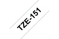 PTOUCH Band, laminiert schwarz klar TZe-151 PT-2450DX 24 mm