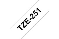 PTOUCH Ruban, laminé noir/blanc TZe-251 PT-2450DX 24 mm