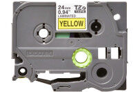 PTOUCH Band, laminiert schwarz gelb TZe-651 PT-2450DX 24 mm