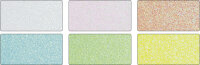 folia Glitterkarton-Block "Pastell", 170 x 245...