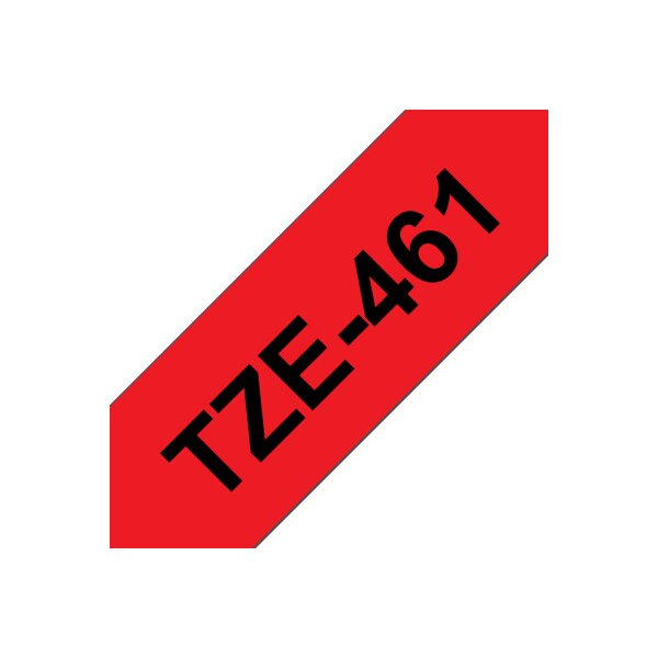 PTOUCH Ruban, laminé noir/rouge TZe-461 PT-3600 36 mm