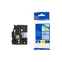 PTOUCH Band, laminiert schwarz/blau TZe-561 PT-3600 36 mm