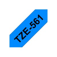 PTOUCH Band, laminiert schwarz/blau TZe-561 PT-3600 36 mm
