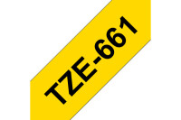 PTOUCH Band, laminiert schwarz gelb TZe-661 PT-3600 36 mm