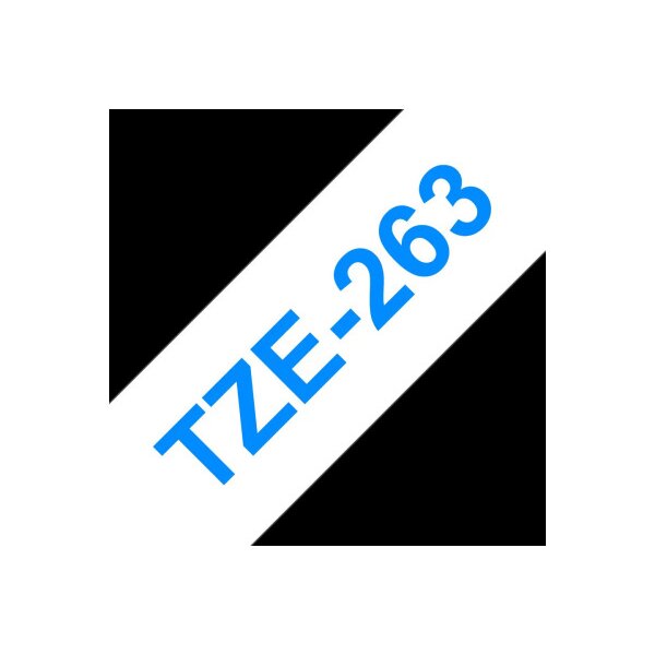 PTOUCH Band, laminiert blau/weiss TZe-263 PT-3600 36 mm