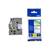 PTOUCH Band, laminiert blau/weiss TZe-253 PT-2450DX 24 mm