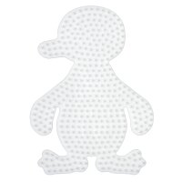 Hama Plaque pour perles midi Pingouin, blanc