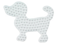 Hama Plaque pour perles petit chien, blanc