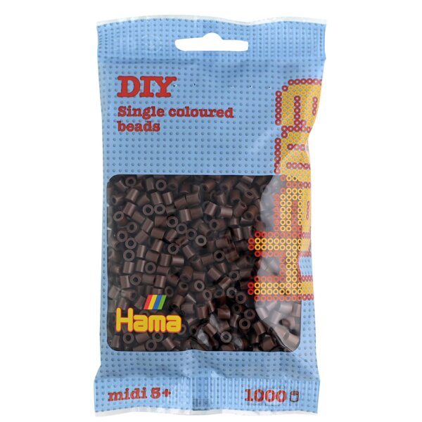 Hama Perles à repasser midi, dans un sachet, cappuccino
