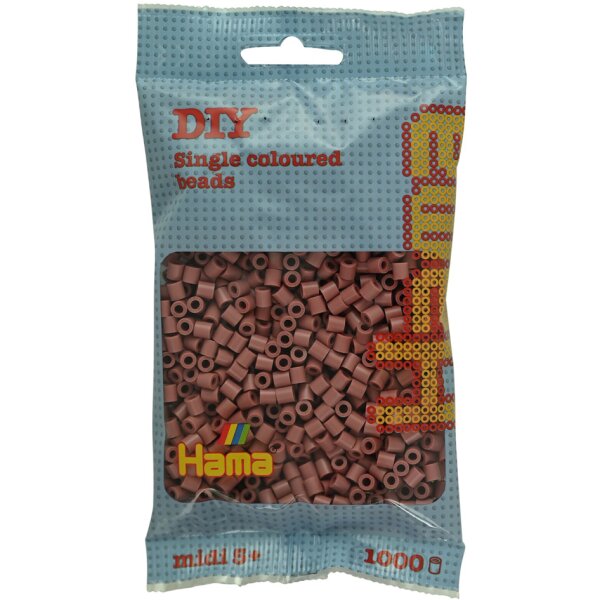 Hama Perles à repasser midi, dans un sachet, cappuccino