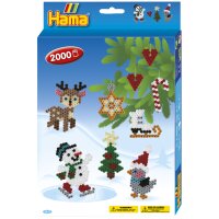 Hama Perles à repasser midi Noel, coffret cadeau