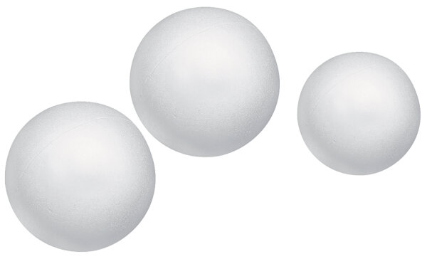KNORR prandell Set de boules en polystyrène, diamètre: 70 mm