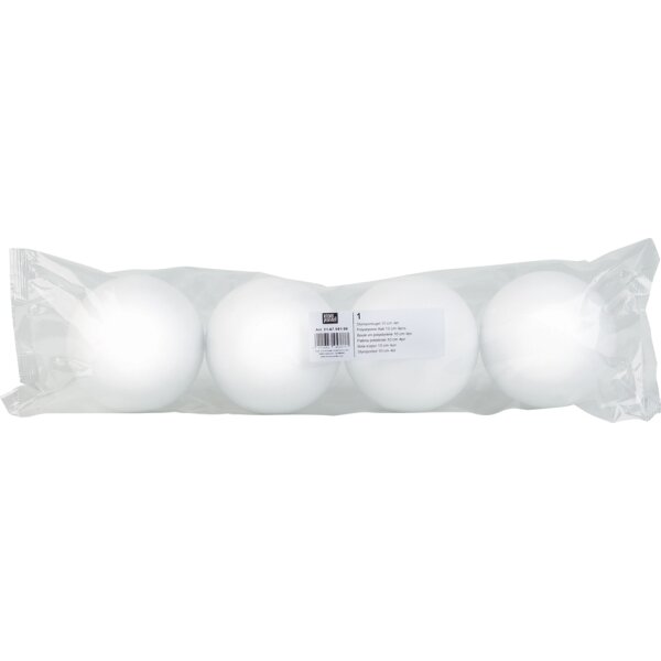KNORR prandell Styroporkugel-Set, Durchmesser: 120 mm, weiss