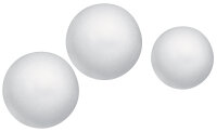 KNORR prandell Set de boules en polystyrène, blanc