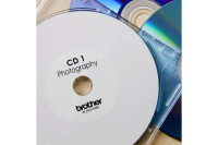 PTOUCH Etiquettes CD/DVD Film 58mm DK-11207 QL-500/550...