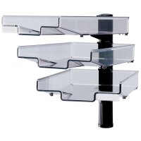 Hansa Schwenkflügler mit 3 Schalen, schwarz