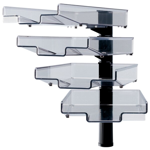 Hansa Schwenkflügler mit 4 Schalen, schwarz