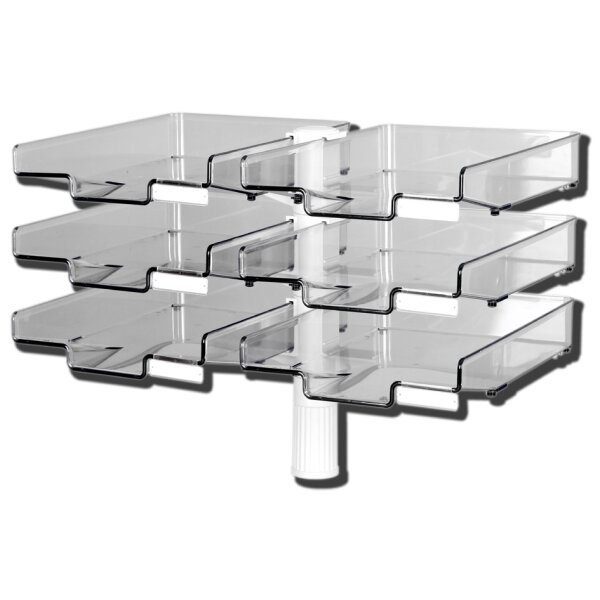 Hansa Schwenkflügler mit 6 Schalen, lichtgrau