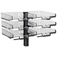 Hansa Schwenkflügler mit 6 Schalen, lichtgrau