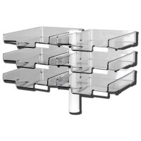 Hansa Schwenkflügler mit 6 Schalen, schwarz